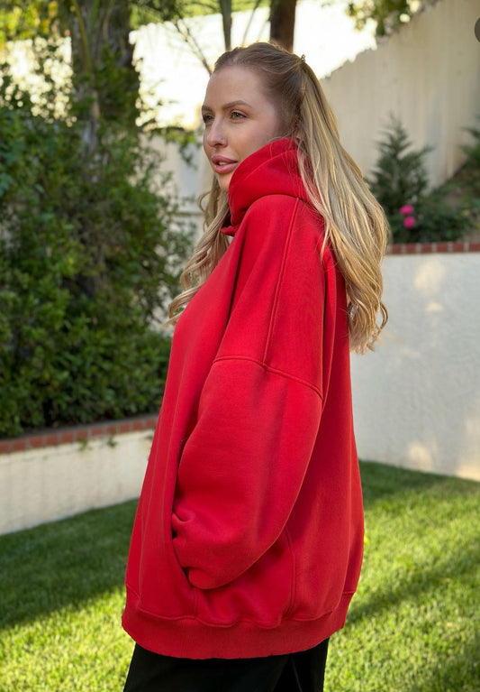 Hoodie red and sexy